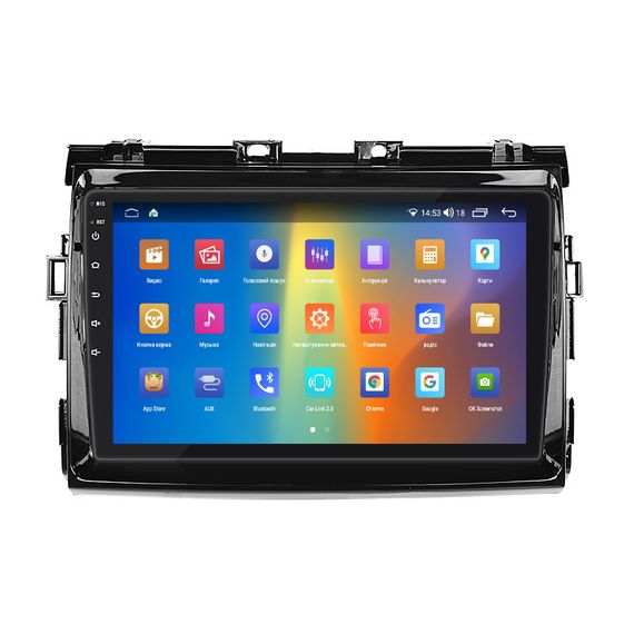 Штатная магнитола 9" Lesko для Toyota Estima III Рестайлинг 2 2012-2016 4/64Gb CarPlay 4G Wi-Fi GPS Prime | Зображення 1