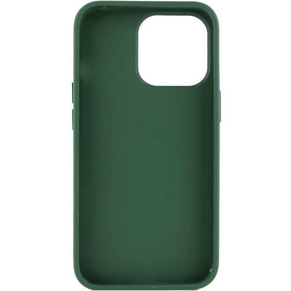 TPU чохол Bonbon Metal Style для Apple iPhone 14 Pro (6.1") Силікон, Зелений/Army green | Зображення 2