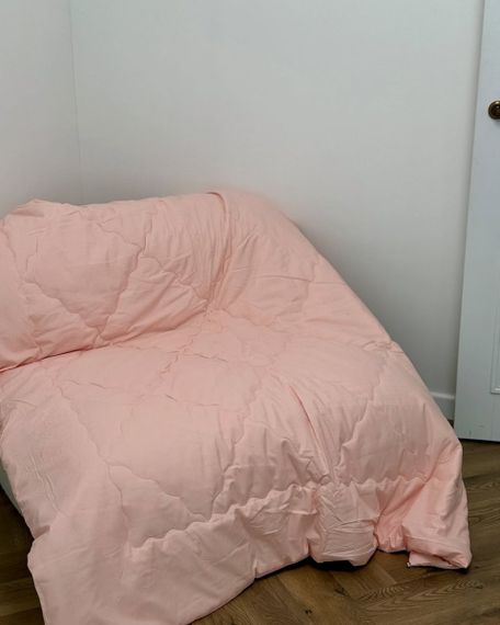Ковдра двоспальна Dushka Home 21334 180х215 см персикова