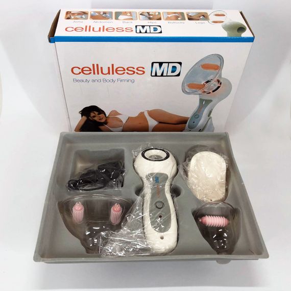 Массажер вакуумный антицеллюлитный Celluless MD NEW вакуумно-роликовый эффективный EG-608 массажер Целлюлес | Зображення 6