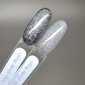 Светоотражающий топ Valeri Silver Flash Top без липкого слоя 6мл