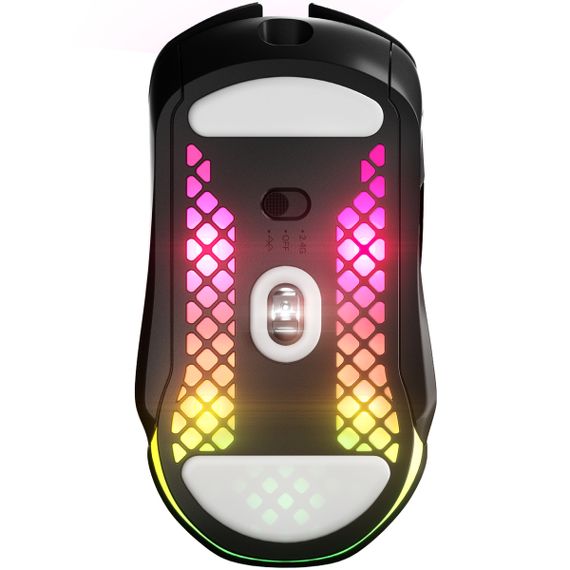 Мишка SteelSeries Aerox 5 Wireless RGB, 18000dpi., 9кн., чорна | Зображення 1
