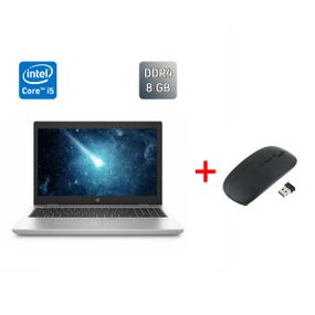 Ноутбук HP ProBook 650 G4 / 15.6" (1920x1080) IPS / Intel Core i5-8250U (4 (8) ядра по 1.6 - 3.4 GHz) / 8 GB DDR4 / 256 GB SSD / Intel UHD Graphics 620 / WebCam / Fingerprint / Windows 10 б/у + Подарок Беспроводная мышь / USB