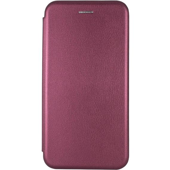 Кожаный чехол-книжка Classy для Xiaomi Redmi 8 Бордовый