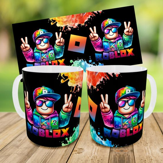 Набір: дитяча сумка-бананка+кружка Роблокс «Roblox» 32х15см, бананка для хлопчика через плече на подарунок (00954) | Зображення 2