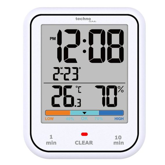 Термогігрометр Technoline WT380 White (WT380) | Зображення 1