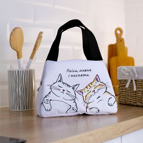 Термосумка Lunch bag Поїли, можна і поспати 24х12х17 см (LUN_24S023)