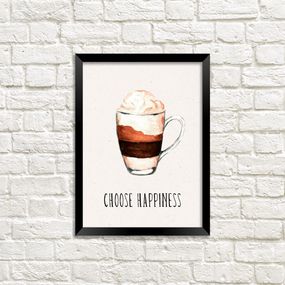 Постер у рамці Choose happiness A3 (MT3_COF006_BL)