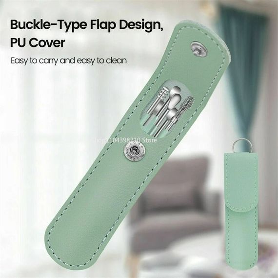 Набір для чищення вух і видалення вушної сірки із 6 інструментів. | Зображення 8