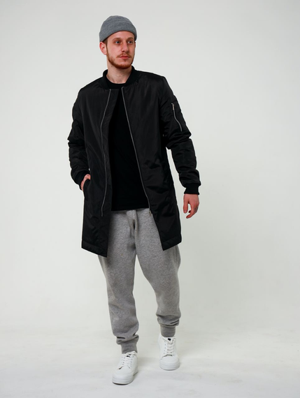 Бомбер Плащ чорний S | Зображення 1