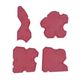 Набор шпателей для силикона 4шт Haisser 37407