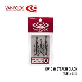 Гачки Vanfook подвійні DW-31B Stealth Blackton06 (8 шт.)