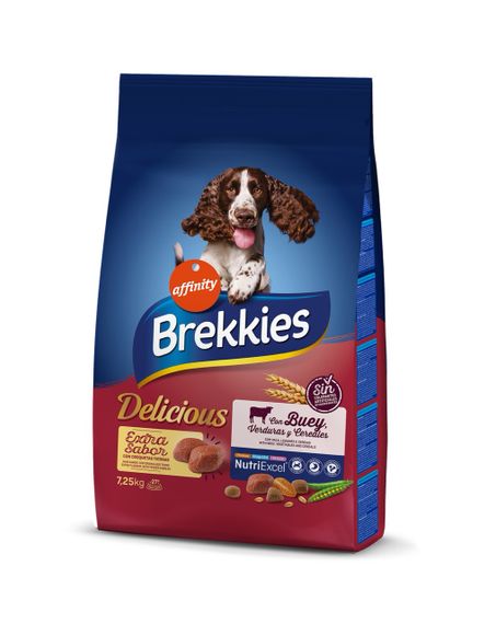 Сухий корм із яловичиною для собак Brekkies Dog Delice Meat, 7.25 кг