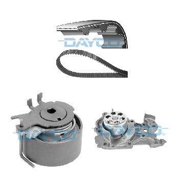 Ремень ГРМ компл. + помпа Renault Kangoo 1.2 i 01-, Dayco, KTBWP3211,