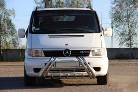 Кенгурятник WT01 (нерж.) для Mercedes Vito W638 1996-2003 гг