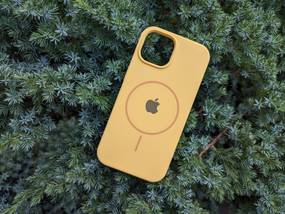Чохол Iphone 15 MagSafe Софт Тач м'який Протиударний жовтий