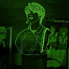 Акриловий світильник-нічник Хан Джі Сон зелений tty-n002299