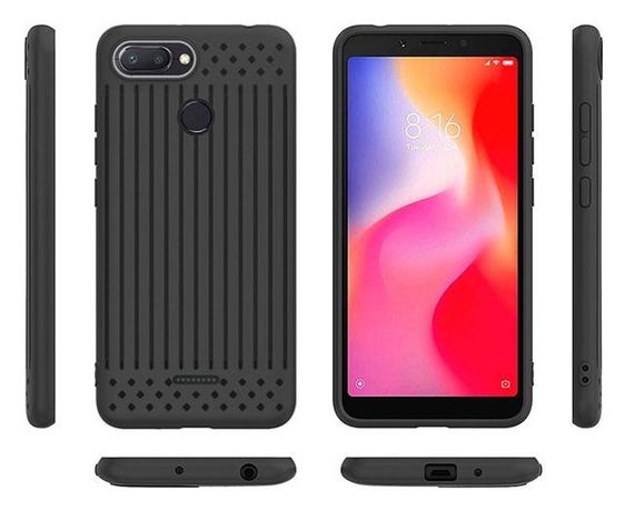 Чохол накладка Primo Shell TPU для Xiaomi Redmi 6 - Black | Зображення 4
