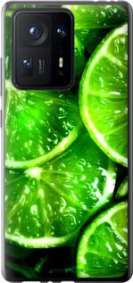Чохол на Xiaomi Mix 4 Зелені часточки лимона "852u-2475-2448"