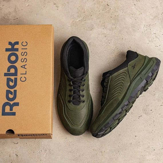 Чоловічі демісезонні кросівки Reebok хакі | Зображення 6