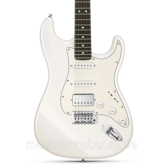 Електрогітара DONNER DST-152 White - (Комплект) | Зображення 3