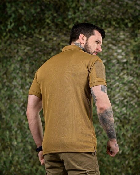 Тактическая футболка PATRIOT поло кайот ВТ7422 | Зображення 3