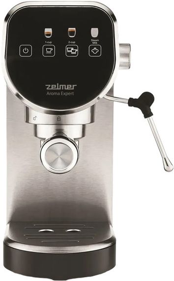 Кавоварка рожкова Zelmer ZCM7300 1360 Вт срібляста | Зображення 1