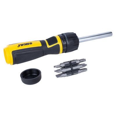Отвертка Sigma с реверсом высокоскоростная c битами 12шт CrV Mega (4009821) | Зображення 4