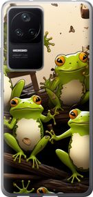 Чехол на Xiaomi Redmi K40S Жабки "5656u-2582-17620"