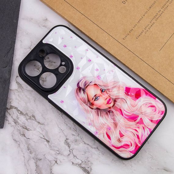 TPU+PC чохол Prisma Ladies для Apple iPhone 14 Pro (6.1") Pink | Зображення 3