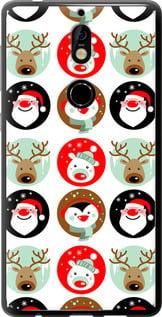 Чохол на Nokia 7 Christmas 2 із силікону FCh_050516