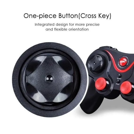 Бездротовий Bluetooth джойстик для смартфона iOS Android UKC Gen Game V8 Black/Red | Зображення 4