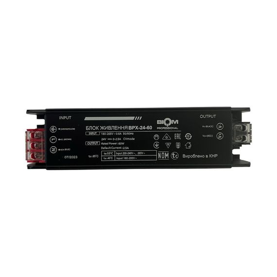Блок питания  Professional DC24 60W BPX-24-60 2.5А | Зображення 1