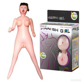 Секс-лялька з вібрацією BAILE Finish Girl Talla та двостороннім мастурбатором, 160 см Sex Aura