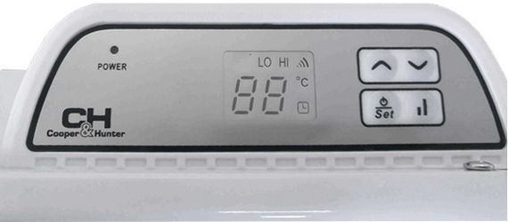 Конвектор Cooper&Hunter підлоговий/настінний 2 кВт, площа обігріву 25 кв.м., білий (CH-2000ESWF) | Зображення 2