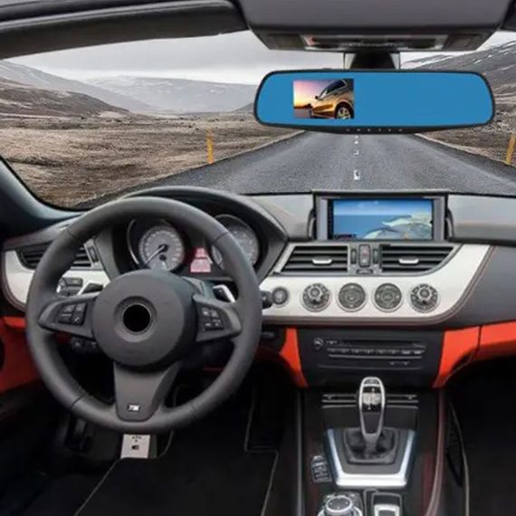 Автомобильный видеорегистратор-зеркало L9001 LCD 3.5" 1080P Full HD, Видеорегистратор на автомобиль | Зображення 4