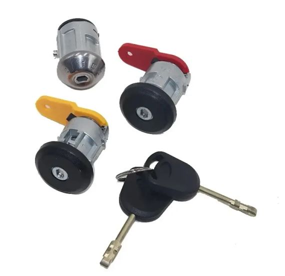 Ford KA (97-05) замок зажигания + вставки замков дверей (2 шт комплект) + ключи, Форд КА | Зображення 2