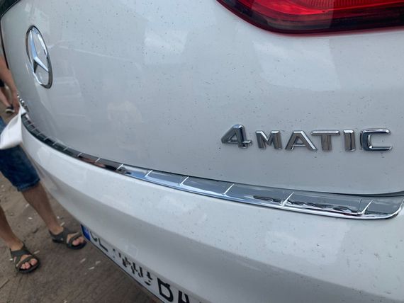 Накладка на задний бампер (OEM) для Mercedes GLE coupe C292 2015-2019 гг | Зображення 3