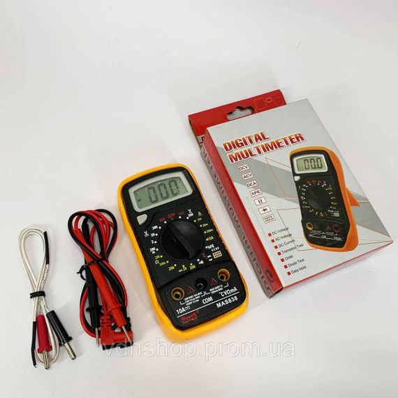 Мультиметри портативні, Мультиметр для побутового використання, Тестер для електрика MY-54 | Зображення 3
