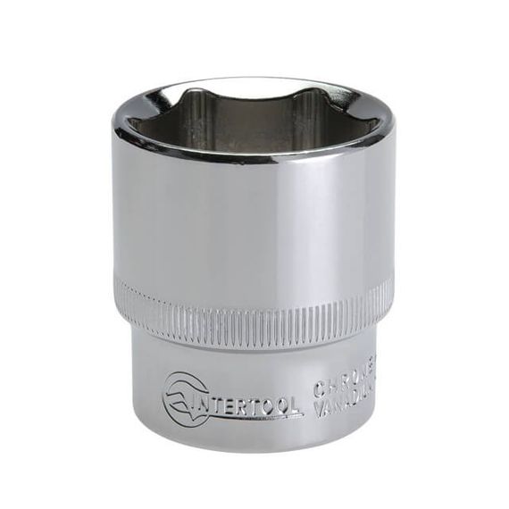 Головка шестигранна 1/2", 30 ммx44 мм Cr-V INTERTOOL ET-00301 | Зображення 1