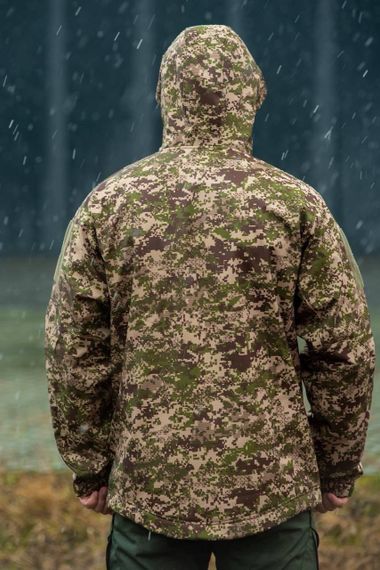 Військова куртка на флісі Soft Shell Military хижак | Зображення 9