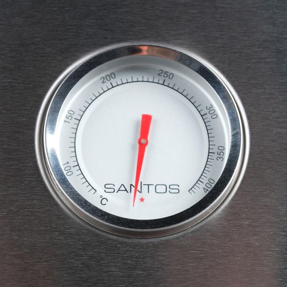 Газовий гриль SANTOS S-401, з бічним пальником, нержавіюча сталь 900266 Код: 010955 | Зображення 7