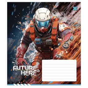 Тетрадь ученическая «Future is Here» 012-3417K-4 в клеточку, 12 листов