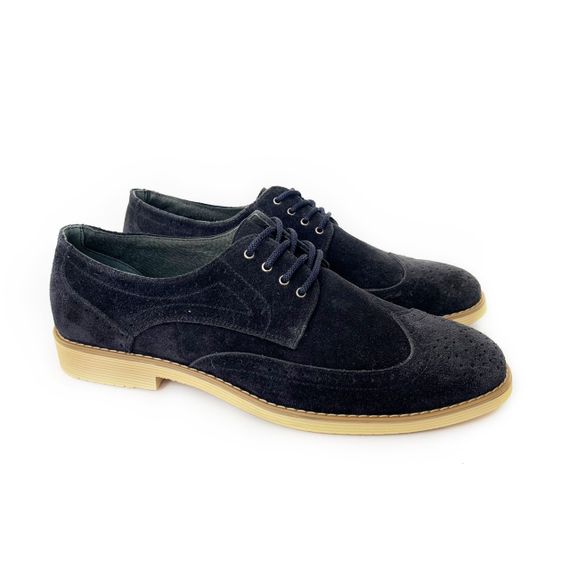 Замшевые синие туфли 42 размер – на стопу 27,8 см | Зображення 2