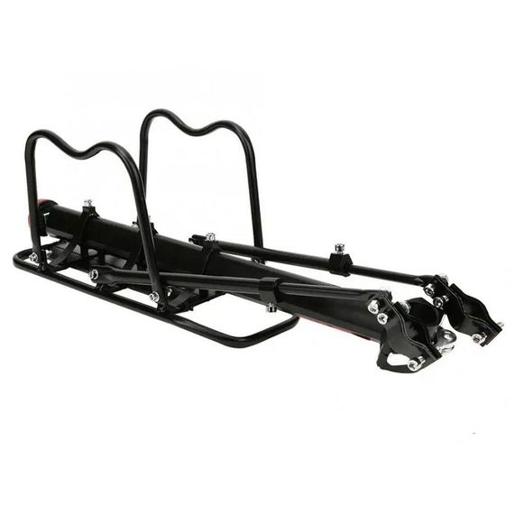 Консольний багажник на велосипед (52,5х13,5х35,5 см), до 50кг / Посилений велобагажник з підпорами | Зображення 3