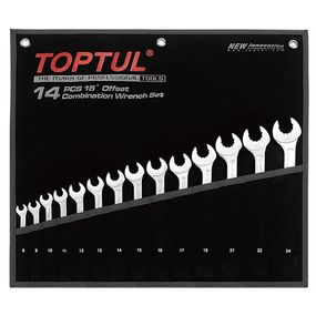 Набір комбінованих ключів 8-24 мм TOPTUL 14 шт. Dynamic GPAQ1402