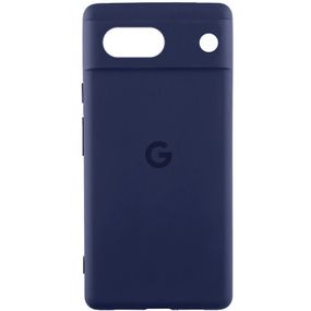 Чохол Silicone Cover Lakshmi Full Camera (AAA) with Logo для Google Pixel 7a Темно-синій / Midnight blue