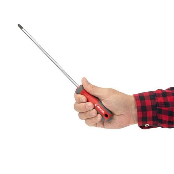 Викруткa хрестова PH2*200 мм, Cr-V INTERTOOL VT-3323 | Зображення 3