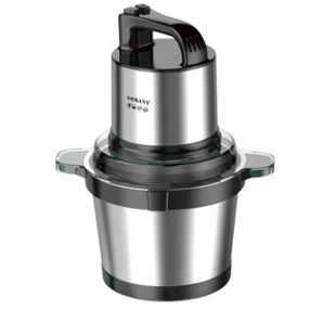 Чопер подрібнювач з чашею 3,5 літри м'ясорізка 4 леза нержавіюча сталь м'ясорубка Sokany SK-7028