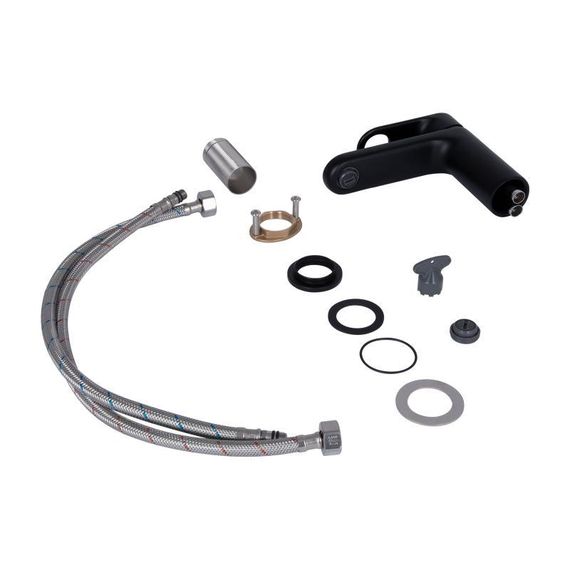 Смеситель для раковины Qtap Jay QTJAY270BLM45545 Black Matt | Зображення 3